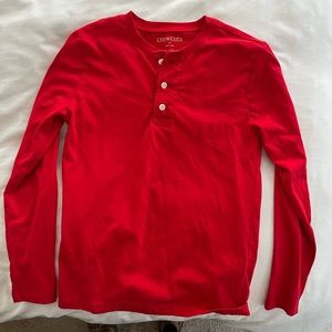 Long sleeve boys J crew shirt